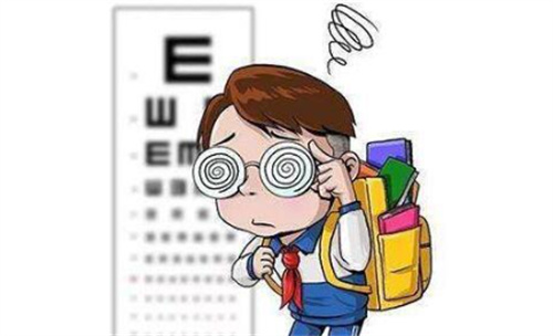 近视眼看视力表示意图 近视眼看视力表示意图