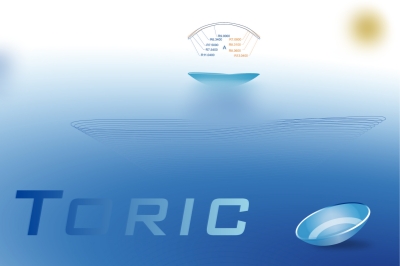 角膜塑形镜散光环曲片示意图