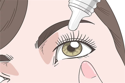 斜视眼药水矫正示意图 斜视眼药水矫正示意图