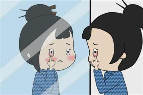 眼睛红血丝示意图 眼睛红血丝示意图