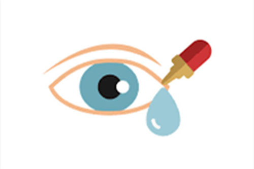 滴眼药水示意图