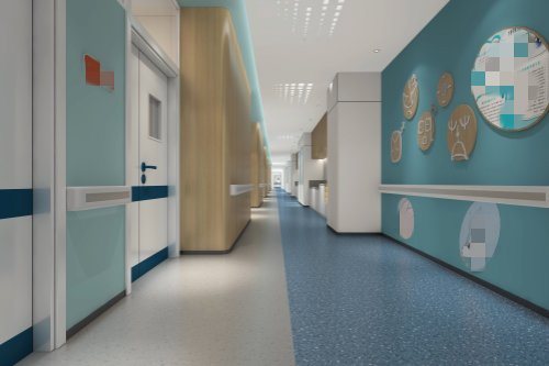 郑州尖峰眼科医院走廊