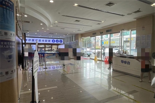 佛山爱尔眼科进门视角