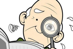 视力模糊示意图