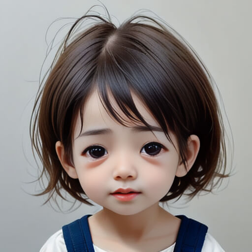 大眼睛儿童照片