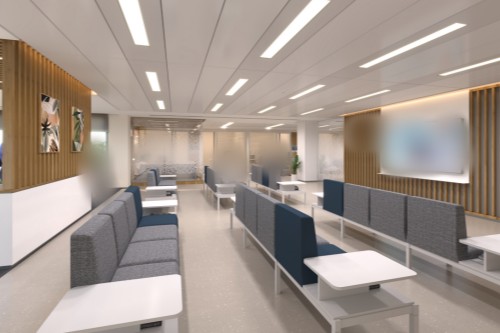 合肥瑶海普瑞眼科医院候诊区